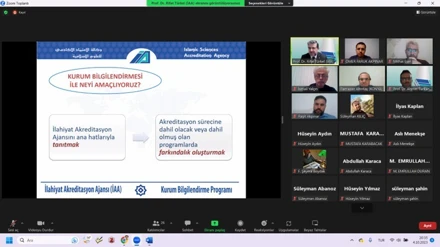 S.Ü İslami İlimler Fakültesi İlahiyat Akreditasyon Bilgilendirme Toplantısı Yapıldı